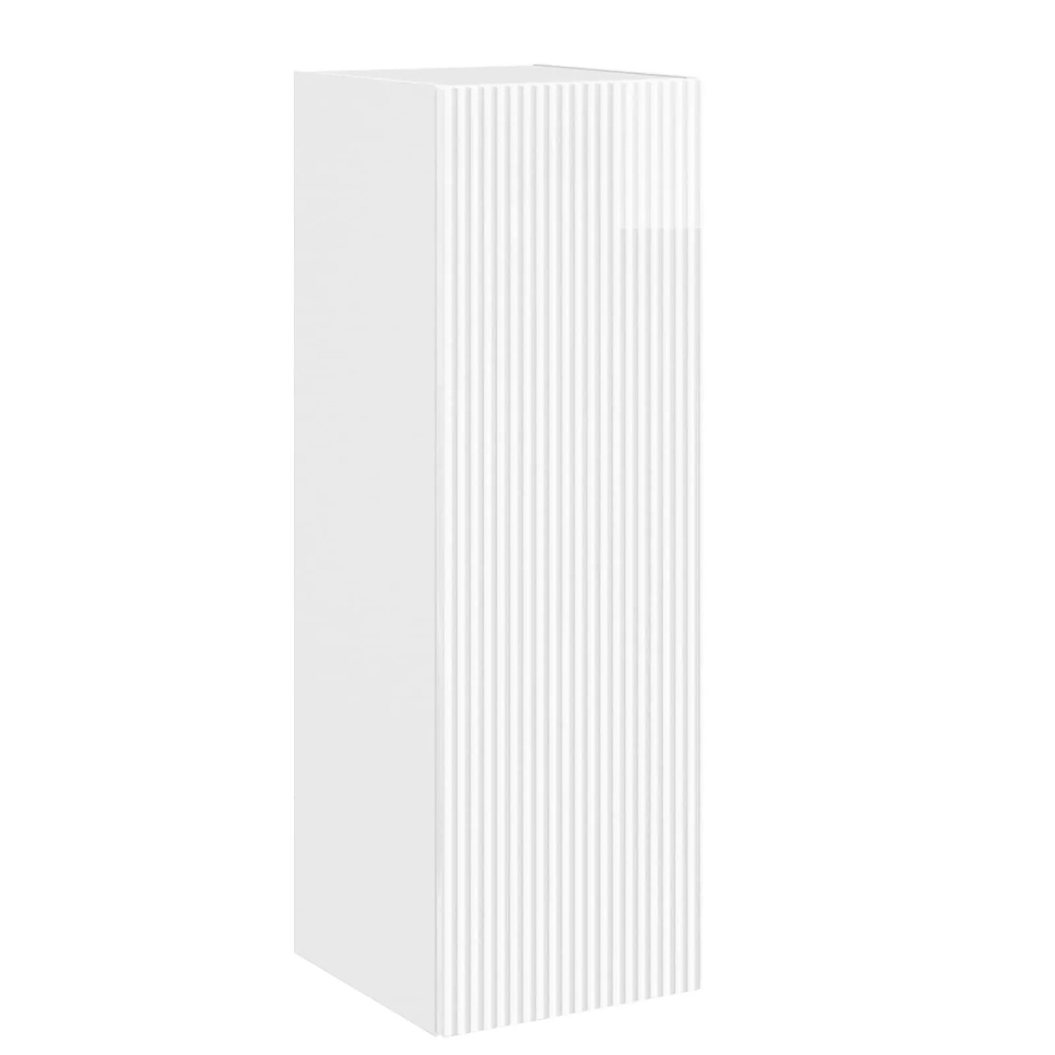 vidaXL Wandmontierter Badezimmerschrank Hochglanz Weiß 890536