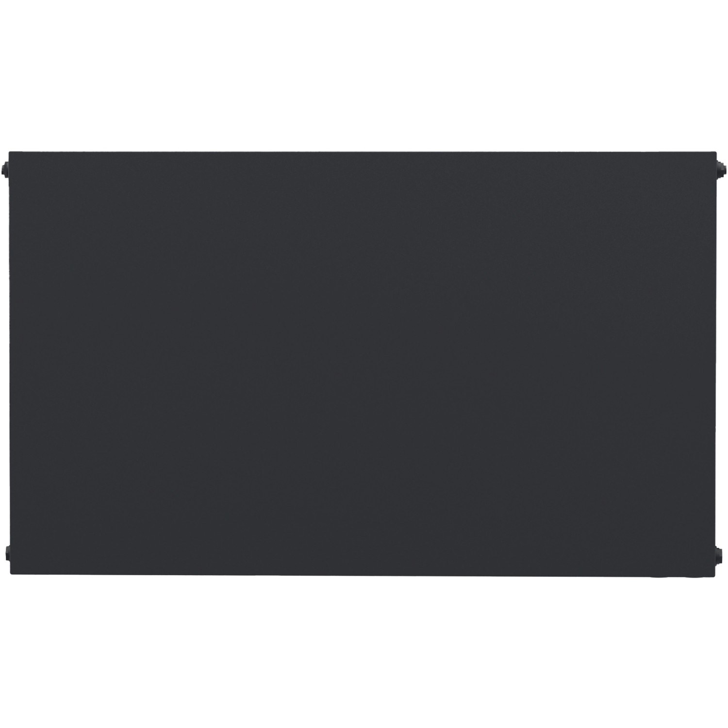 Sanicomfort Planheizkörper Typ 22 DK, 60x60 cm, Schwarz Matt. Heizkörper für Neubau & Altbau.