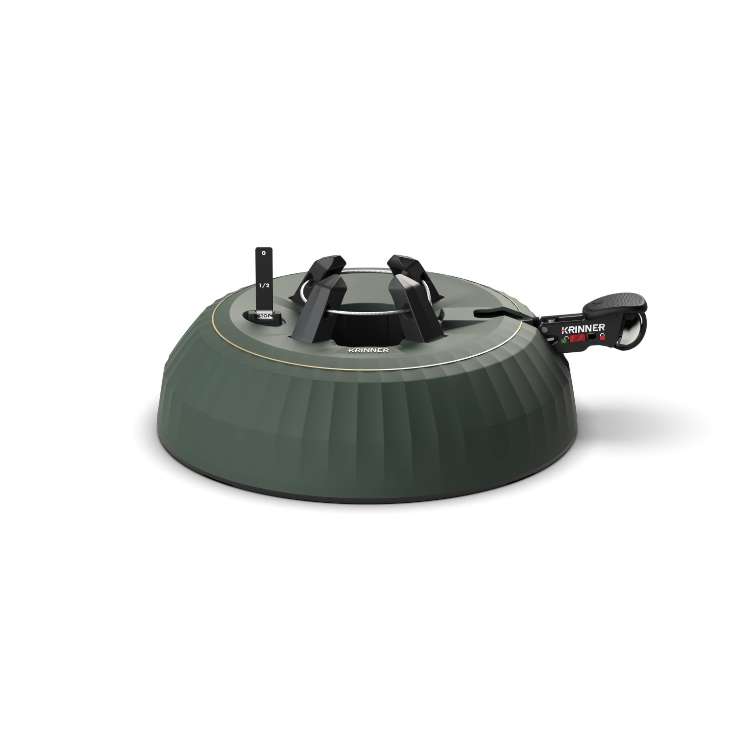 Krinner X-320 Deluxe Christbaumständer, Ø 39cm, mit Sicherheitsgurt und Wasserstandsanzeige.