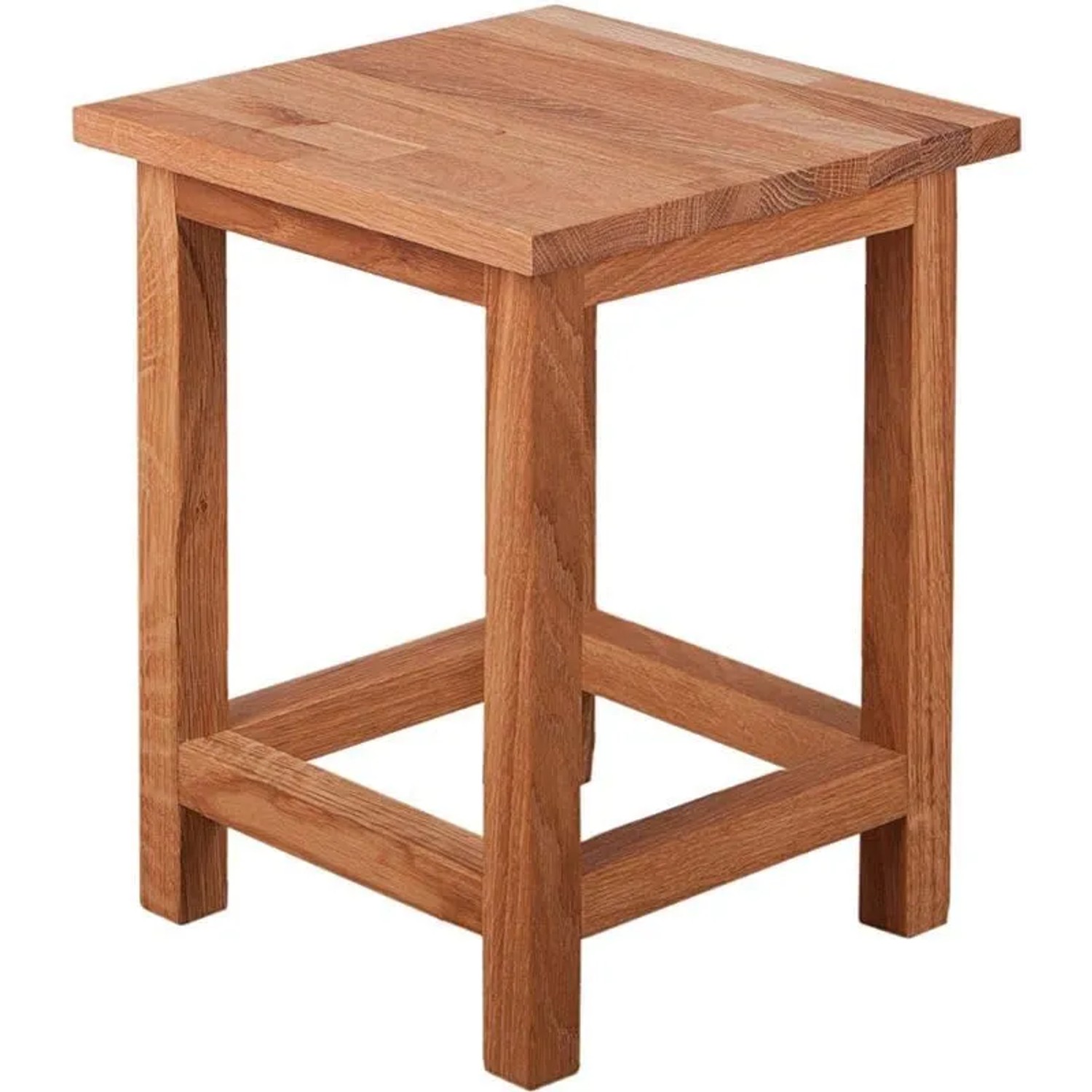 DELUKE Blumenständer MAX Platte 2cm Eiche 30x30x40cm Pflanzenständer Pflanzenregal Pflanzenhocker