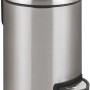 Wenko Tret-Mülleimer Leman, 3 l, Edelstahl, mit Absenkautomatik und Anti-Fingerprint-Beschichtung.