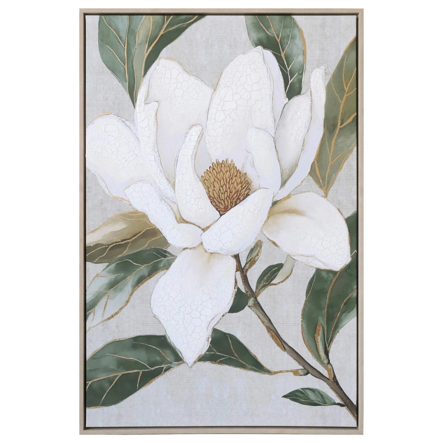 Mömax Keilrahmenbild Lotta Grün/Natur/Gold ca. 60x90cm