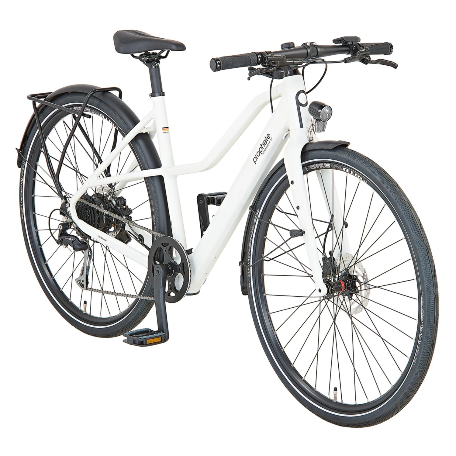 Prophete Urban E-Bike Urbanicer 2.0 Damen Kreide Matt 28 Zoll