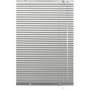 Gardinia Aluminium Jalousie, 90x240 cm, silberfarben, für Fenster, Lichtregulierung.