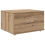 vidaXL Schubladenschrank Mit Rad Artisan-Eiche 55 x 45 x 31 cm 869313