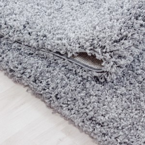 Ayyildiz Hochflorteppich Life 1500 Hellgrau Ø 160 cm