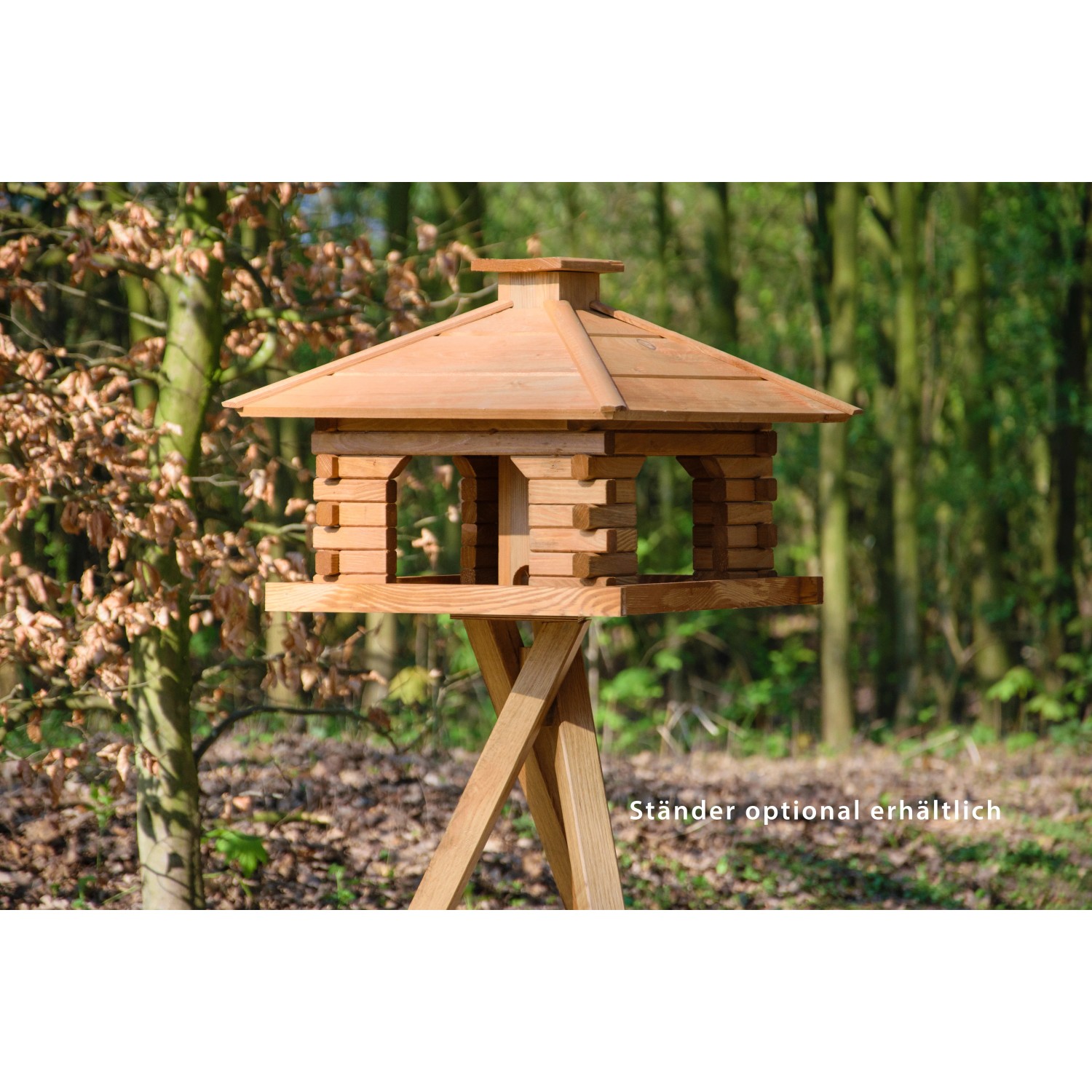 Dobar Vogelhaus groß Holz Blockhaus-Stil kaufen bei OBI