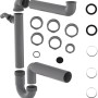 Kirchhoff Raumspar Siphon für Küchenspüle Eco Save, Set mit Zubehör.