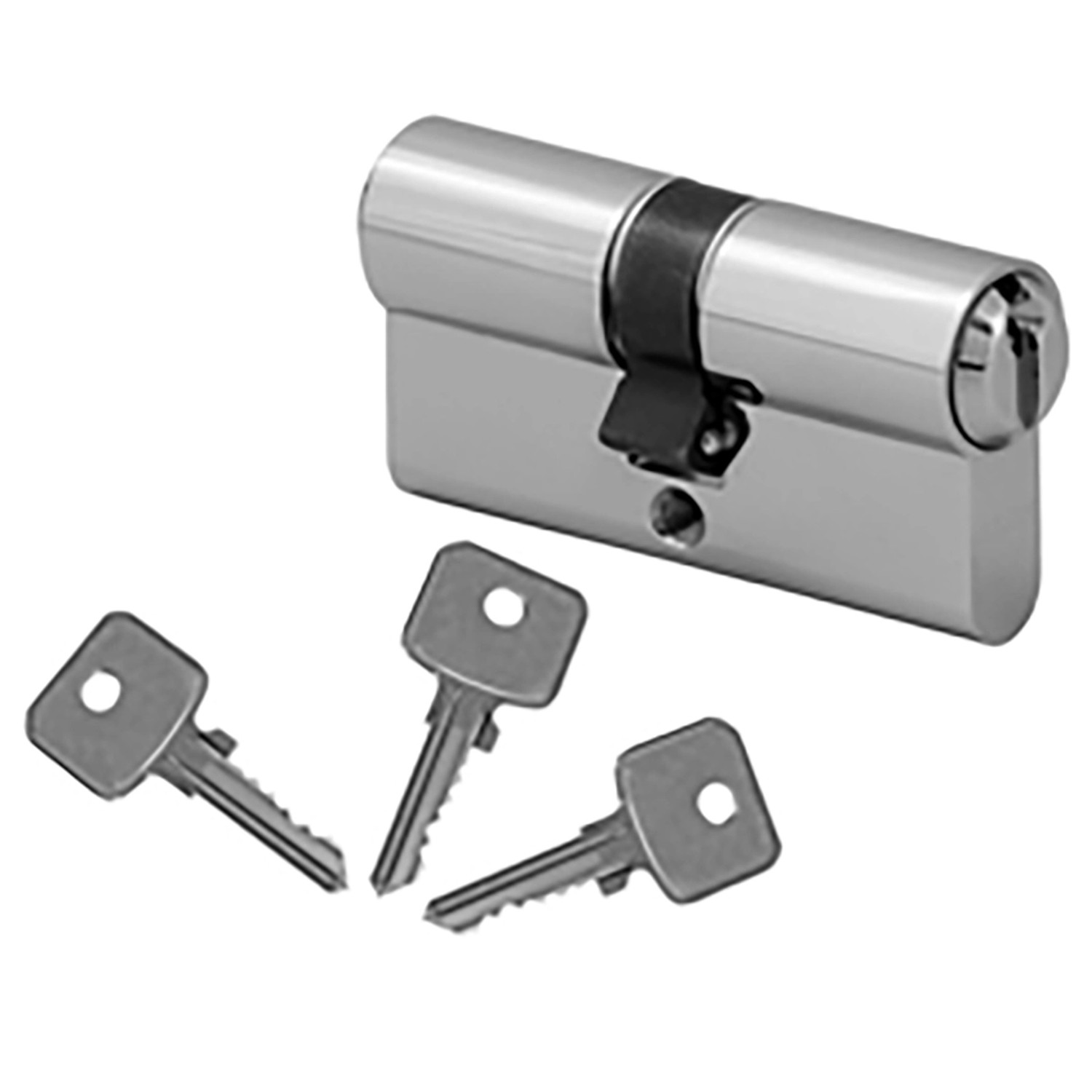 Profilzylinder mit 3 Schlüsseln für Splendoor Wohnungseingangstür