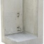 EHL Stützwinkel L-Stein 50x80cm, einseitig, Ecke. Beton-Stützelement für Einfassungen und Mauersysteme.