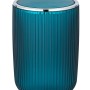 Wenko Schwingdeckeleimer Agropoli L Petrol, 5.5 l, Kunststoff, Badezimmer Kosmetikeimer