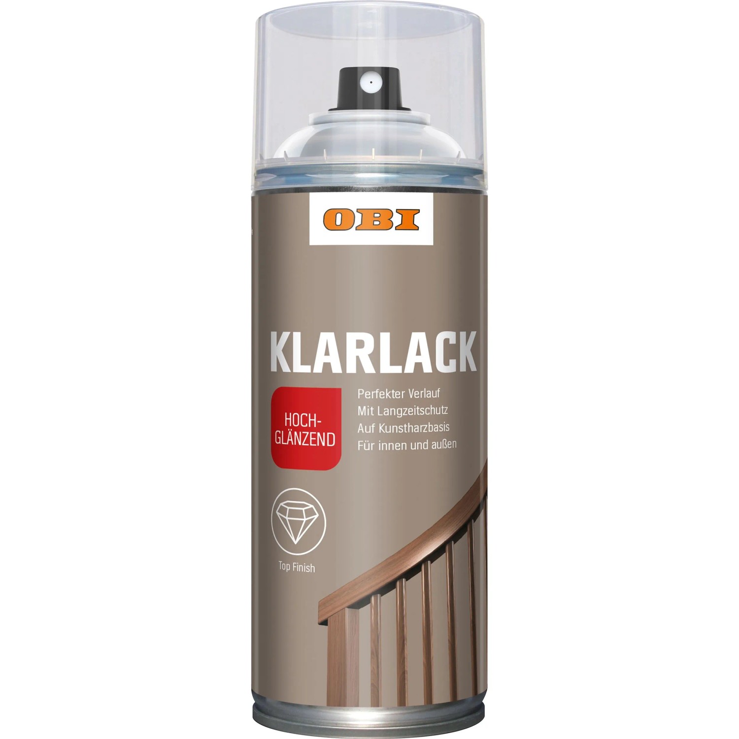 OBI Klarlack Spray Transparent hochglänzend 400 ml