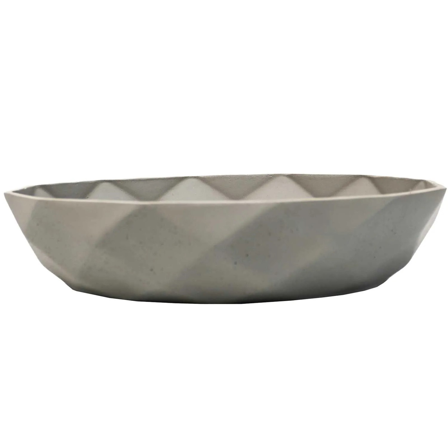 Vivanno Pflanzschale Cavero 32 cm x 32 cm x 7 cm Betongrau