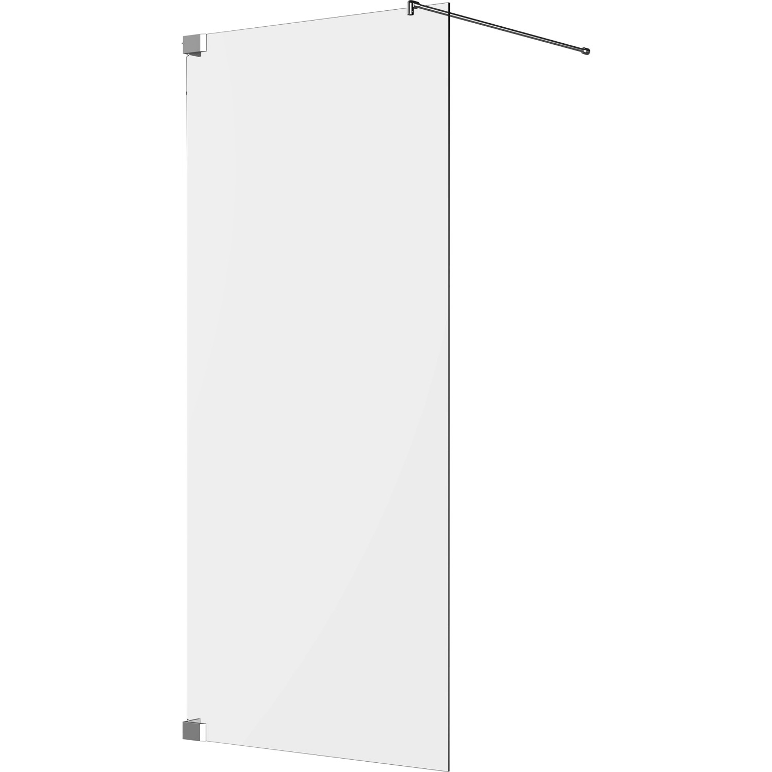 Duschabtrennung Brava Walk-In Chromglänzend 120 cm x 200 cm Anschlag L günstig online kaufen