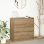 vidaXL Sideboard Artisan-Eiche 80x35x76 cm Holzwerkstoff 861741_2