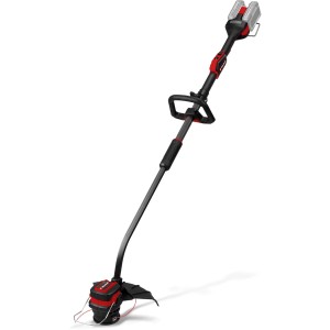 Einhell Akku-Rasentrimmer GP-CT 36/33-1 Li BL-Solo, schwarz-rot, kabellos, mit zwei Akkus. Für präzise Rasenpflege.
