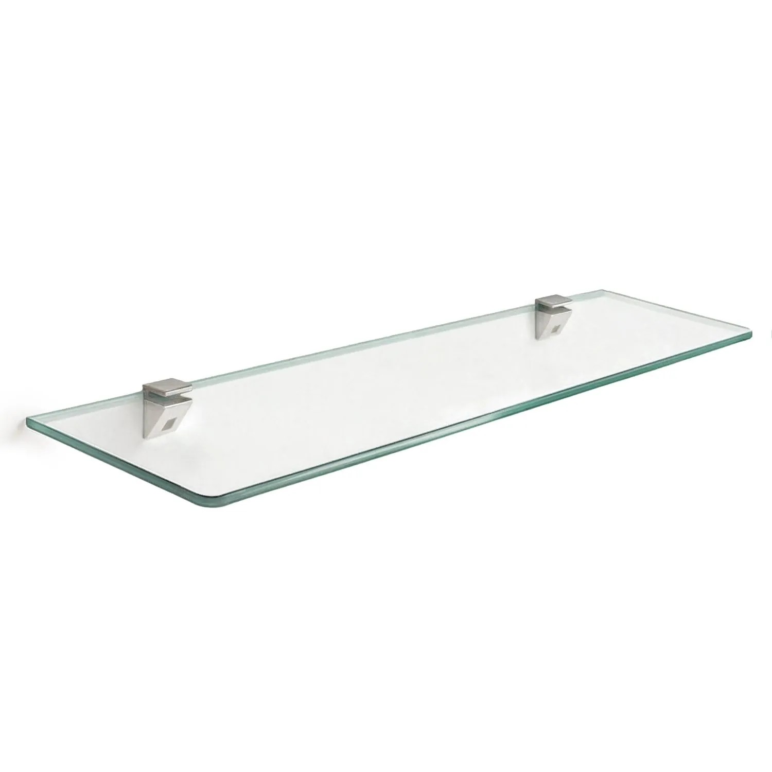 Tulup Glasregal Bad Glasablage für Badezimmer 50x13 cm Badezimmer Glasregal Transparent Glasregal für Badezimmer