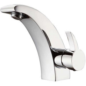 Schütte Waschtischarmatur Panama Chrom, Einhebelmischer für Waschbecken im Bad.