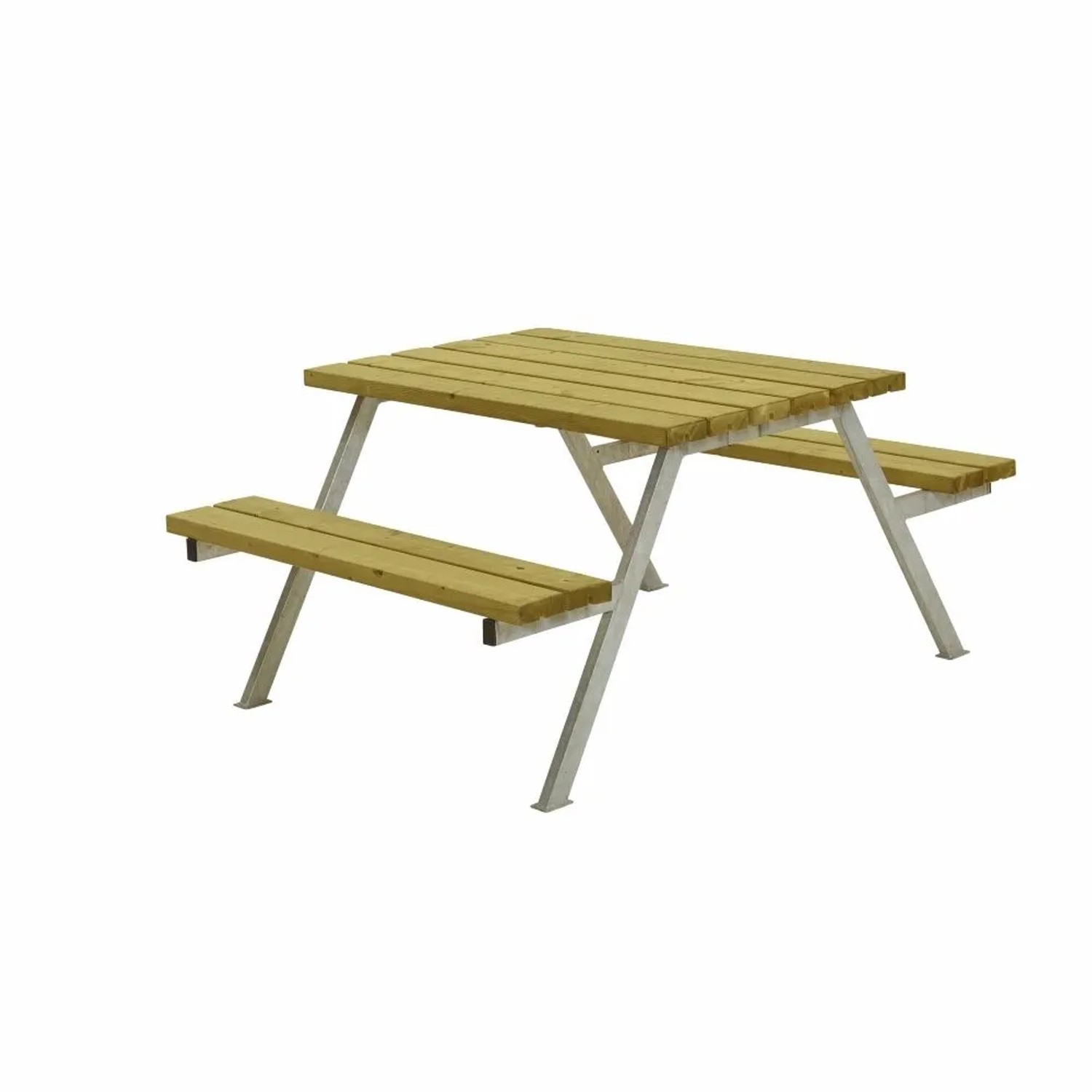 PLUS Gartenmöbel Sitzgruppe 118 cm Klappbar Druckimprägniert Holz