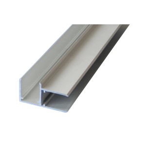 Alu-Eckprofil 1,6 cm Easy-Click, 250 cm für Kunststoffbedachung.