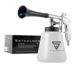 STAHLWERK Druckluft-Reinigungspistole RP-90 ST mit Tornado-Effekt und Zubehör.