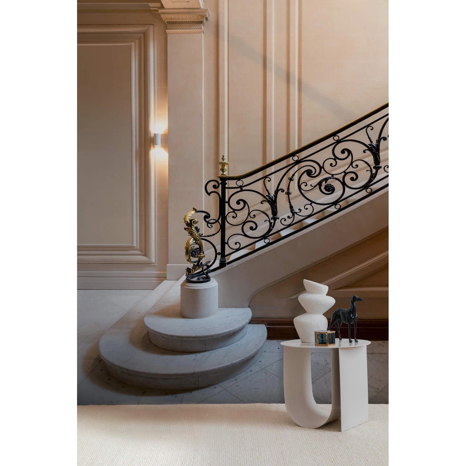 PROFHOME 786641-GU Fototapete 3D Matt Grau Schwarz Weiß Beige 2,12 m x 2,8 m
