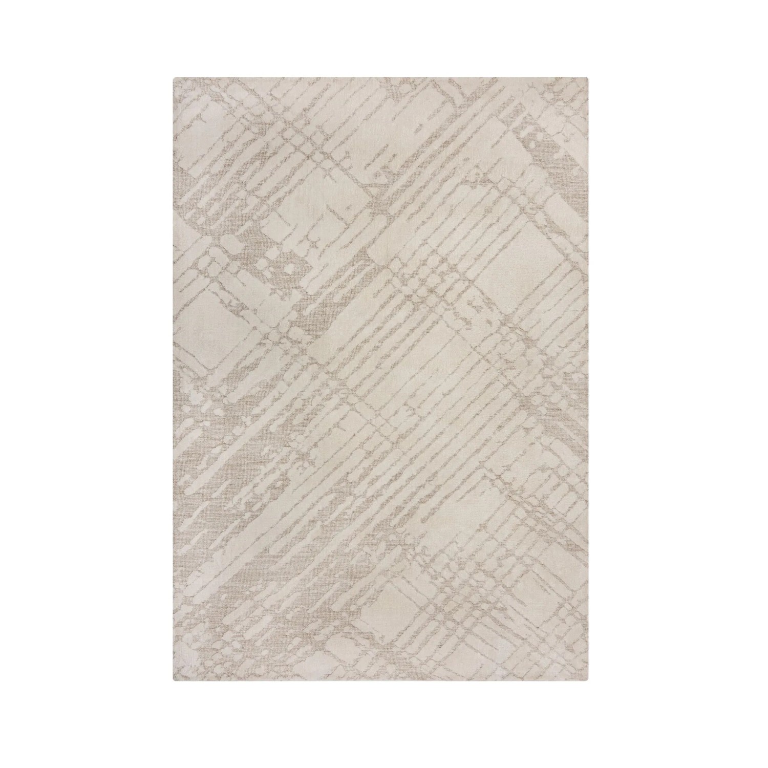 Flair Rugs Kurzflorteppich Remy Wool Look 160 cm x 230 cm Cream