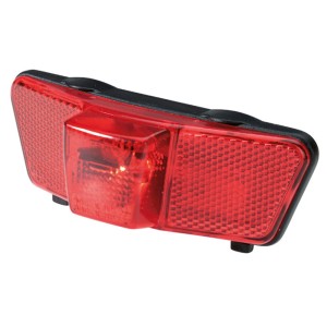 Prophete Fahrrad-Rücklicht für Gepäckträger, rot.