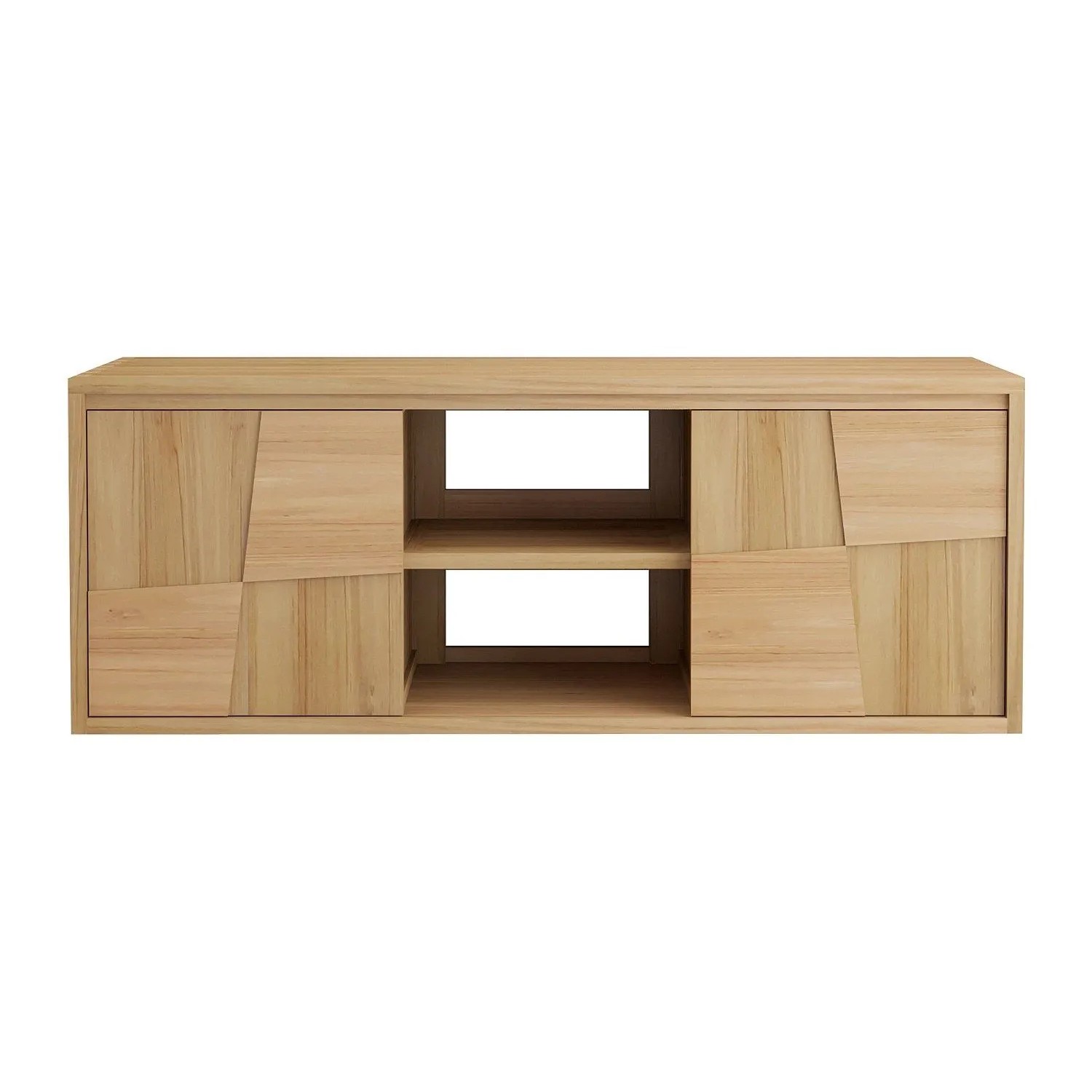 Vente-unique Waschbeckenunterschrank Sumbawa Naturfarben Hell 120 cm