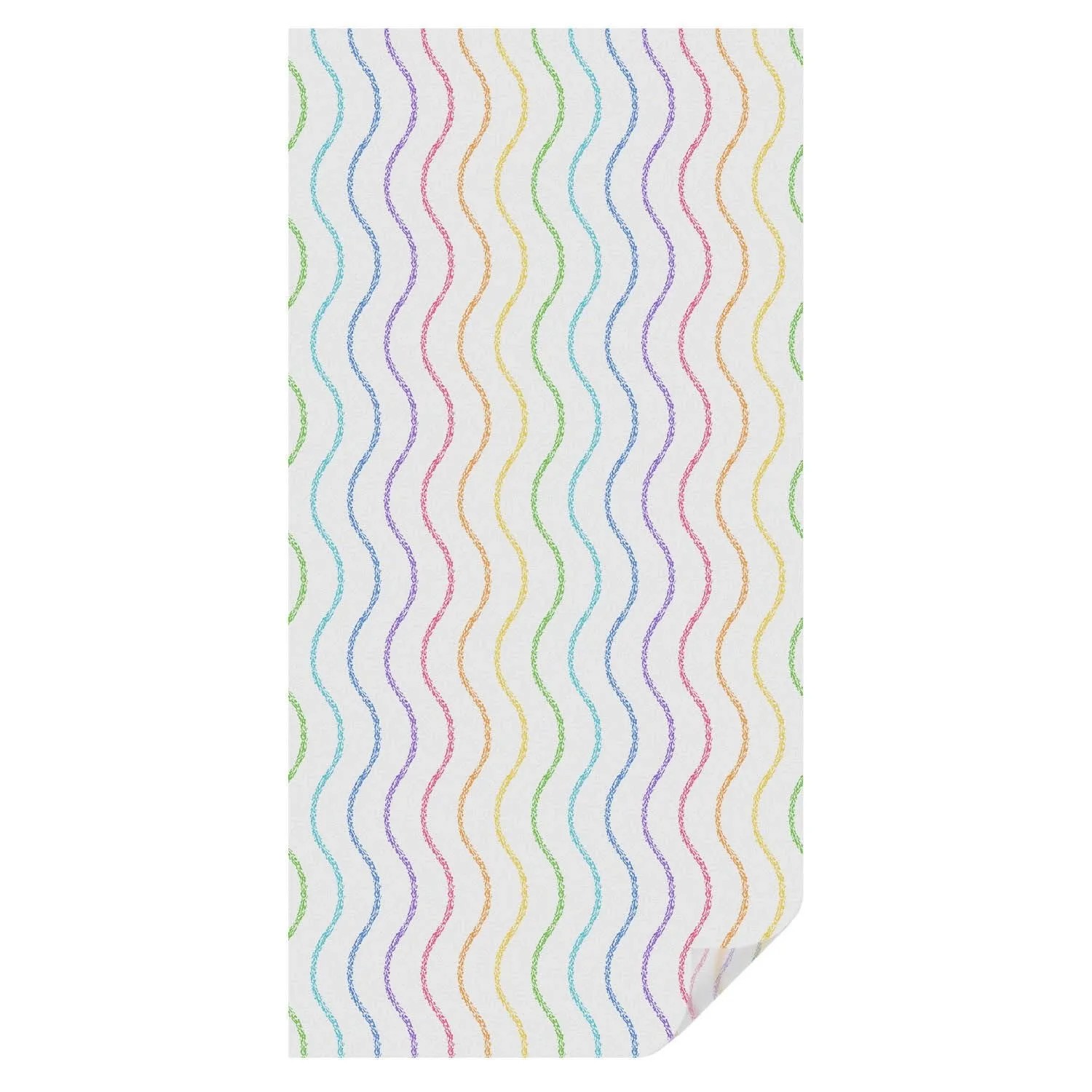 Tulup Fensterfolie Regenbogenlinien Fensterfolie Sichtschutz 50x100 cm Weiß günstig online kaufen