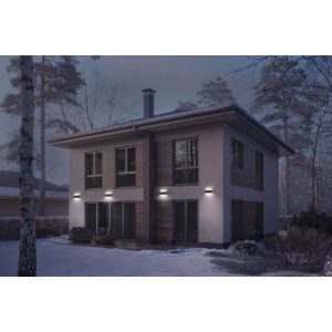 Osram Solar Wandleuchte ENDURA Style Sol Updown Dunkelgrau 7,1 W