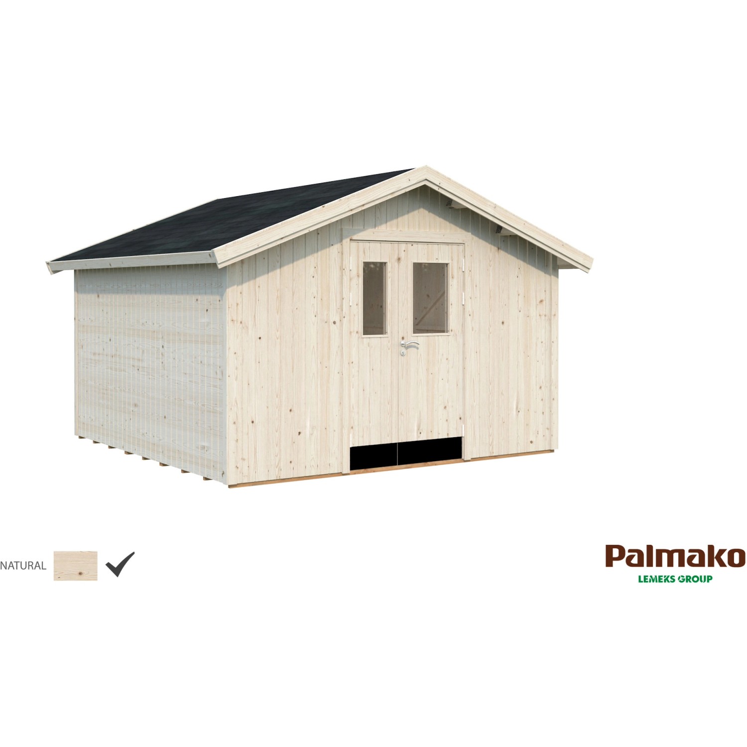 Palmako Gerätehaus "Lucas", natur günstig online kaufen