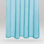 Türkisfarbener Dekoschal Noella 2er-Pack (140x175 cm) mit Universalband für Fenstervorhänge.