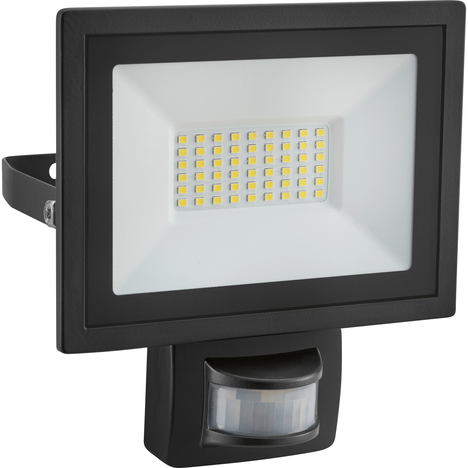 Außenstrahler mit Bewegungssensor FLS 21W - LED Aluminium Schwarz günstig online kaufen