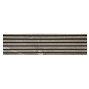 Akustikpaneel Steinfurnier Tan, 60x240cm, zur Wandverkleidung und Schallabsorption.