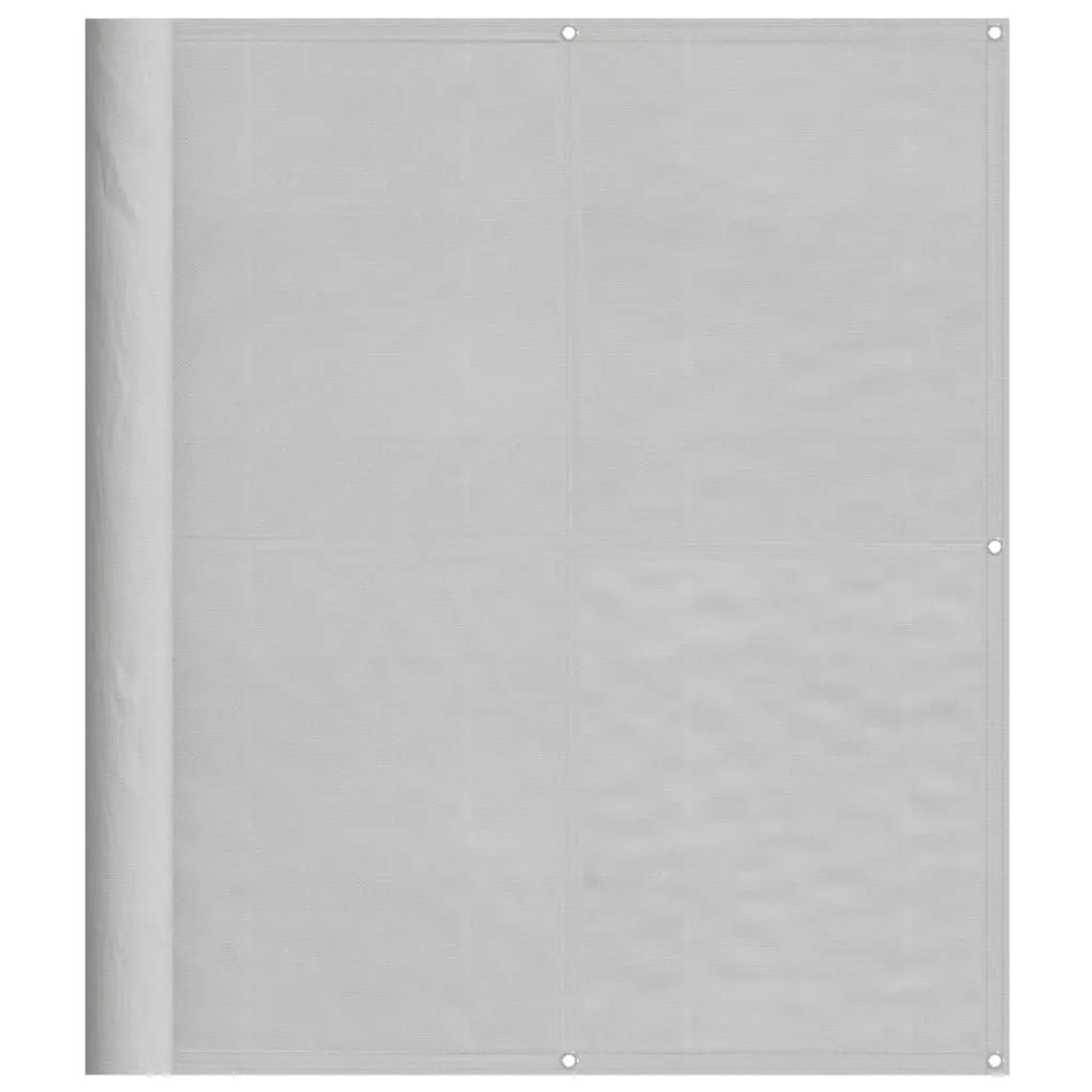 vidaXL Balkon-Sichtschutz Hellgrau 120x700 cm 100 % Polyester-Oxford 400001 günstig online kaufen