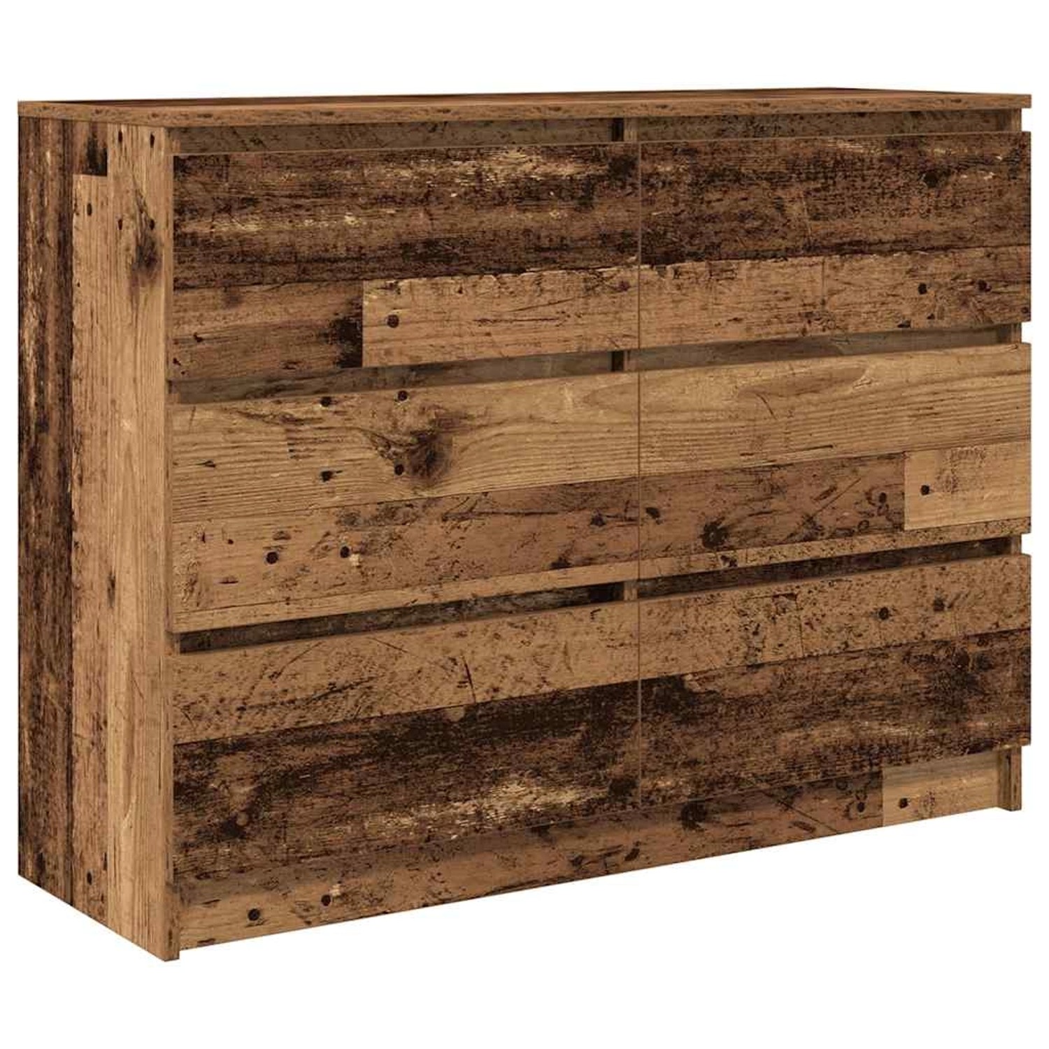 vidaXL Sideboard Altholz-Optik 100x35x76 cm Holzwerkstoff 3328505 günstig online kaufen