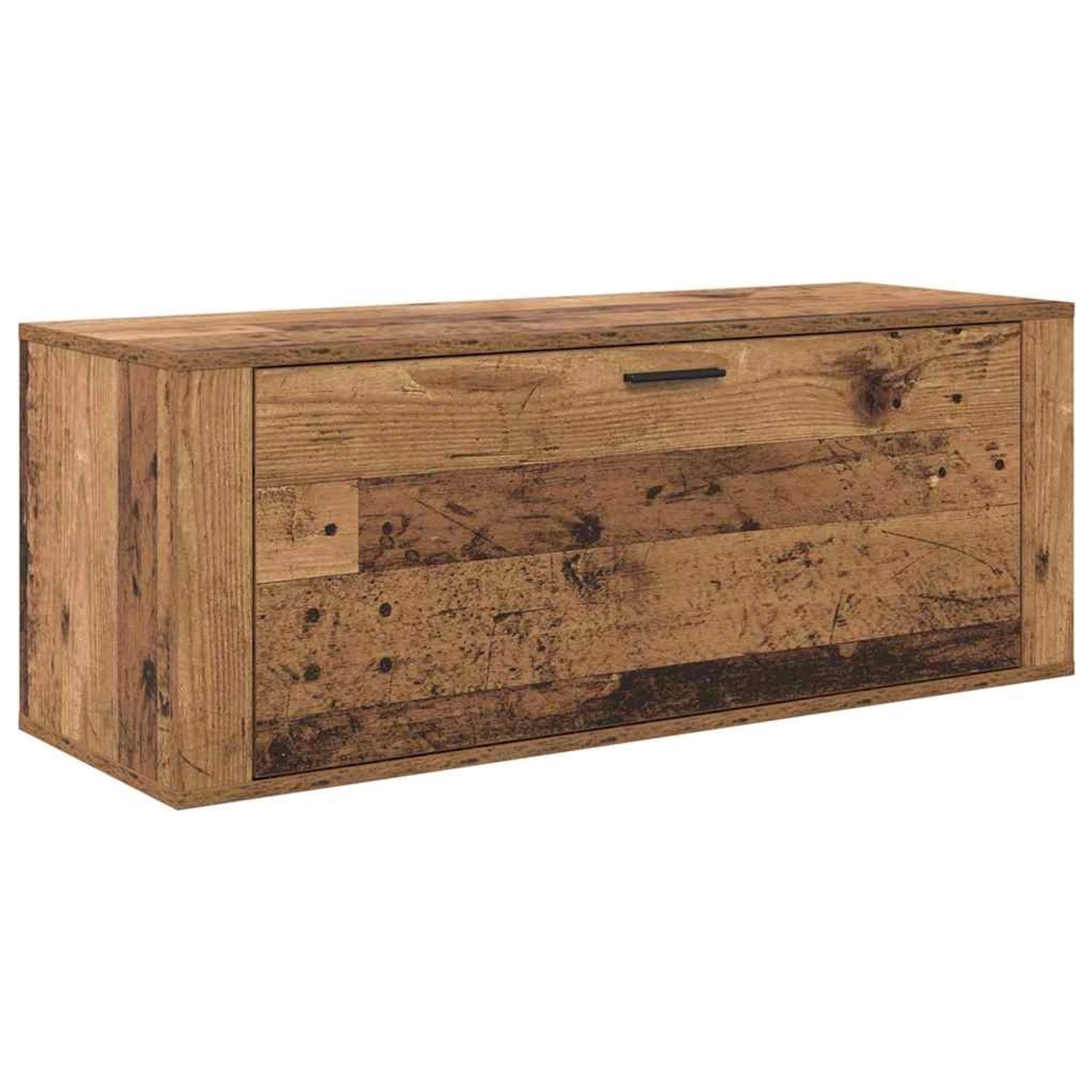 vidaXL Schuhschrank mit Regal Altholz 100 x 35 x 38 cm Holzwerkstoff 881018 günstig online kaufen