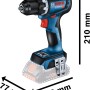 Bosch Professional GSR 18V-90 C Akku-Bohrschrauber (ohne Akku) mit L-Boxx.