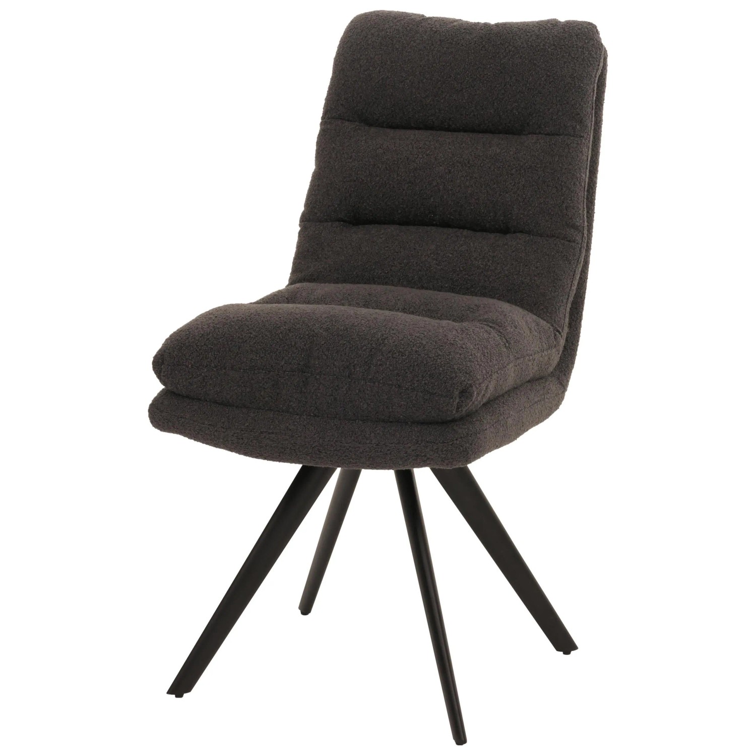 MCW Esszimmerstuhl G66 Boucle Dunkelgrau