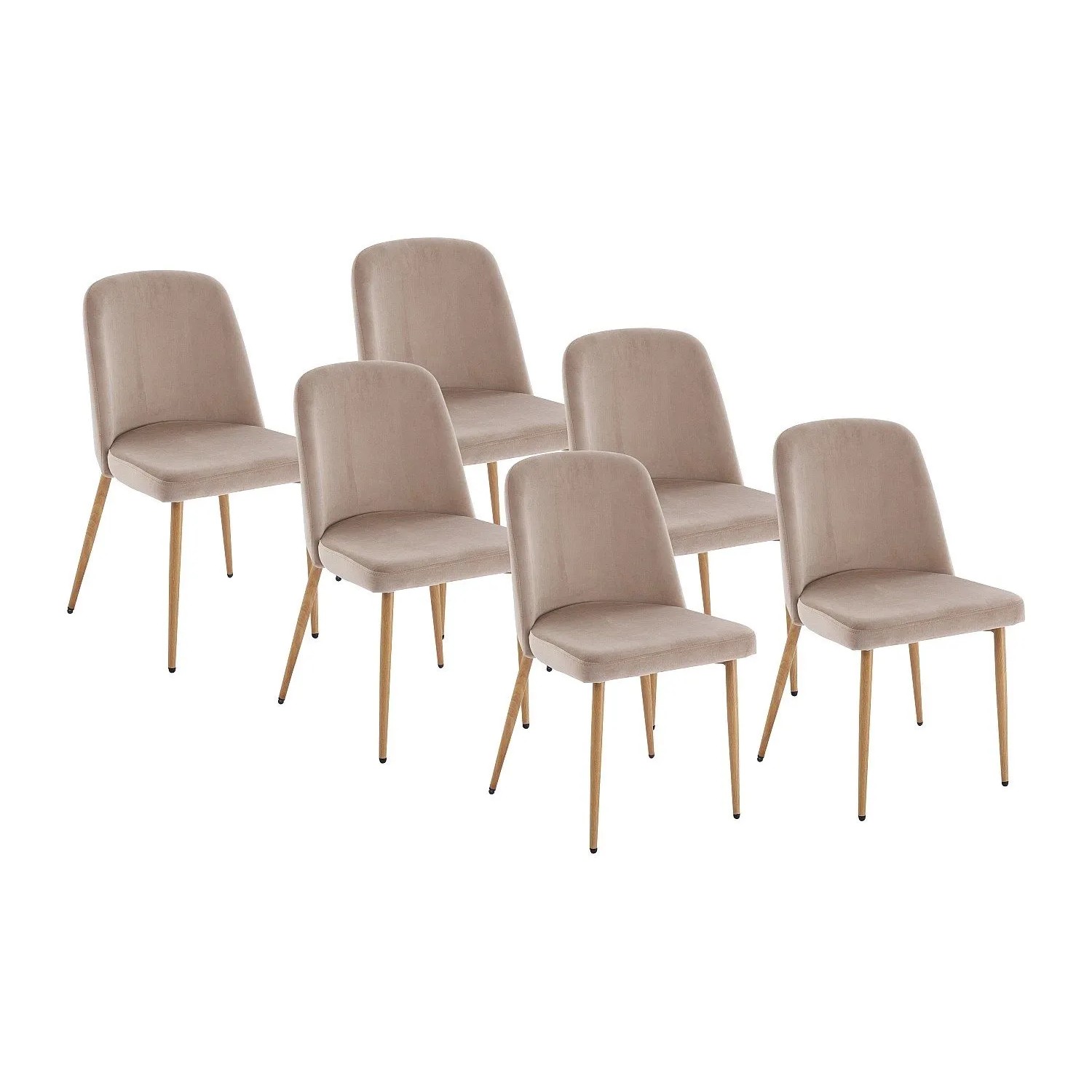 Vente-unique Stuhl Minagri Beige 47.5 cm