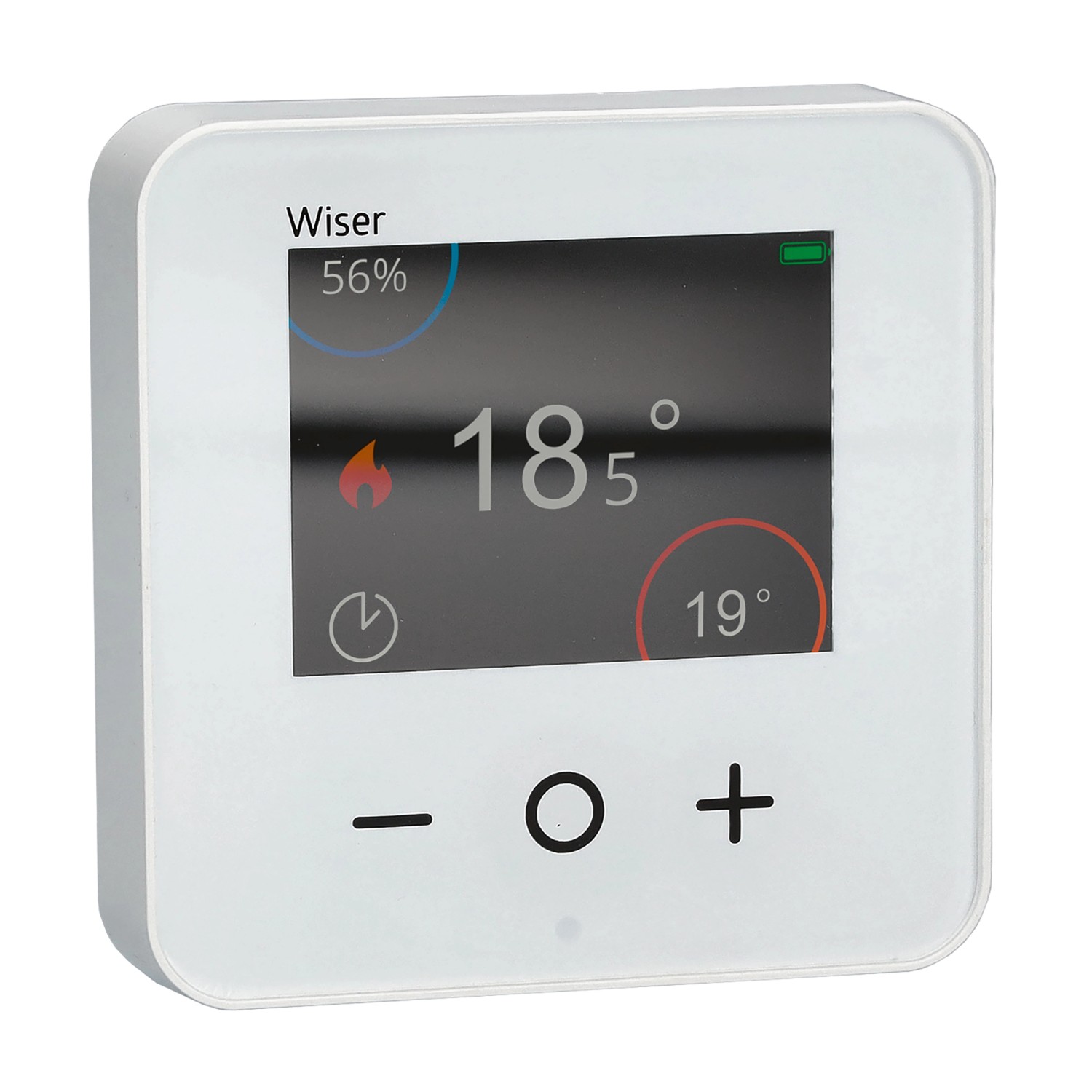 Schneider Electric Wiser Raumthermostat CCTFR6400 mit Display Weiß