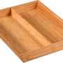 Kesper Besteckkasten aus FSC®-Bambus, 35x43x5cm, mit 2 Fächern für Küchenhelfer.