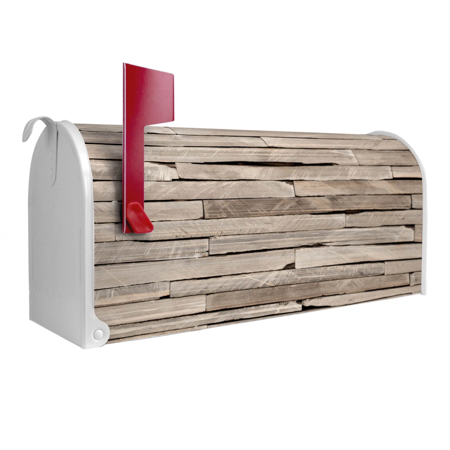 Banjado Amerikanischer Briefkasten Weiß 48x22x16cm US Mailbox Letterbox Pos günstig online kaufen