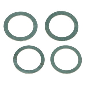 Kirchhoff Fiberdichtungen, blau, 2 Größen (2x2 Stk.) für Rohrverschraubungen.