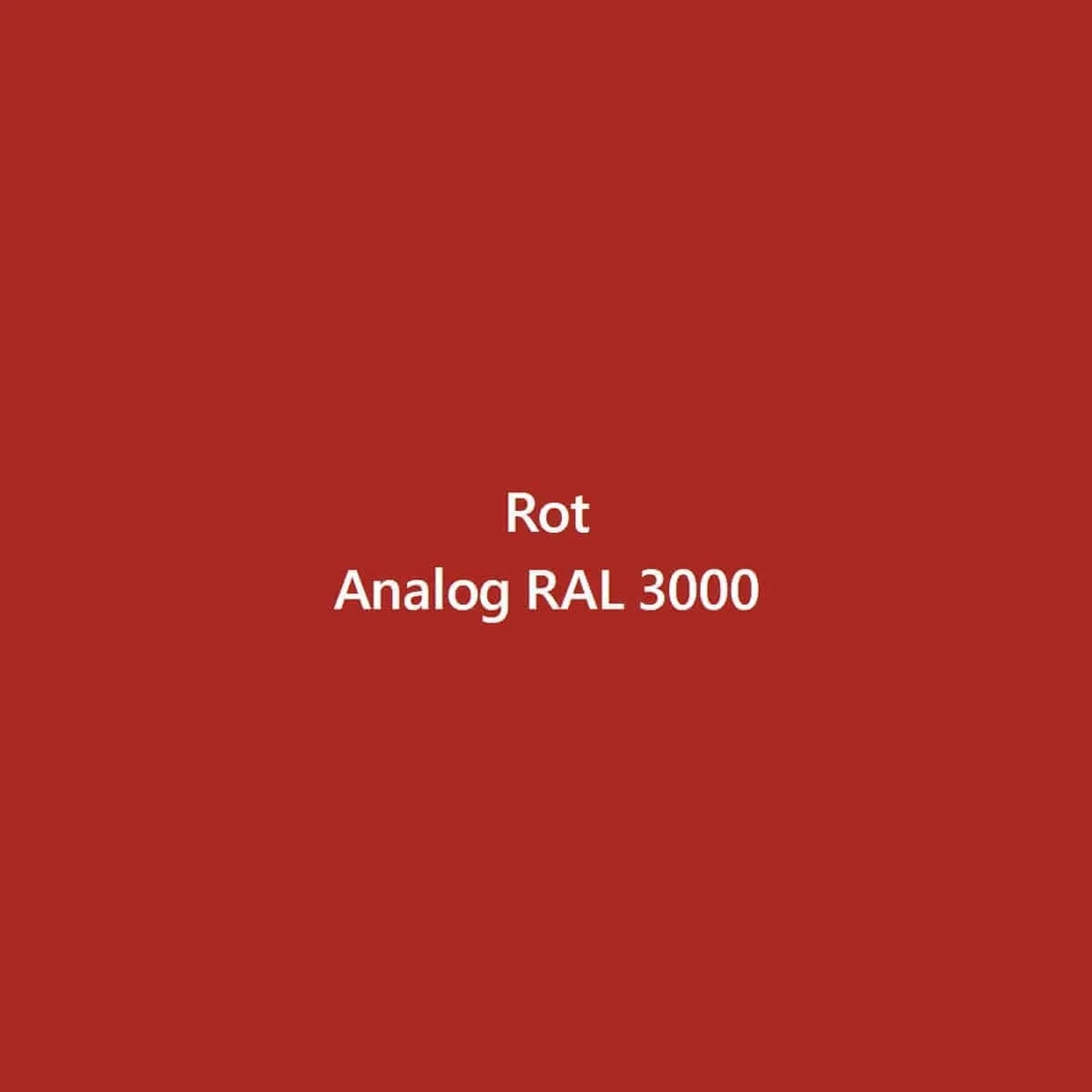 Farbfeld: Contura 2K Bootslack Rot (RAL 3000). Glänzender Buntlack für Boote, Metall & Holz.