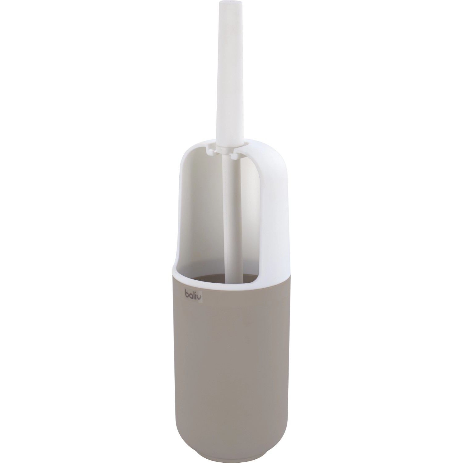 baliv WC-Bürstenhalter Weiß-Beige Kunststoff günstig online kaufen