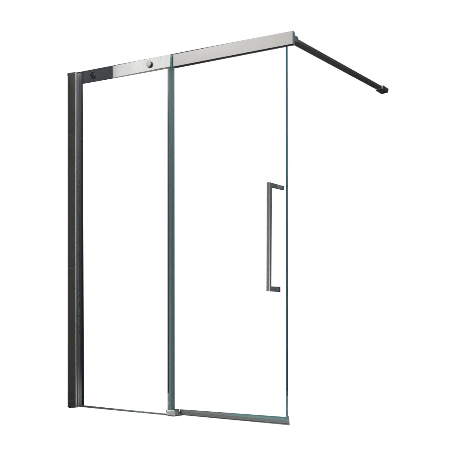 Glasdeals Schiebetür Badewannenaufsatz Duschtrennwand DOZE 120 x 150 cm – 3 günstig online kaufen