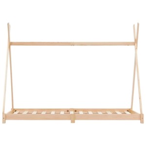 vidaXL Kinderbett 80x160 cm aus Kiefernholz, Tipi-Design. Bettgestell ohne Matratze.