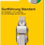 Schellenberg Rollladen Gurtführung Standard Mini, 40mm, Weiß. Gurtband läuft sauber über zwei Rollen.